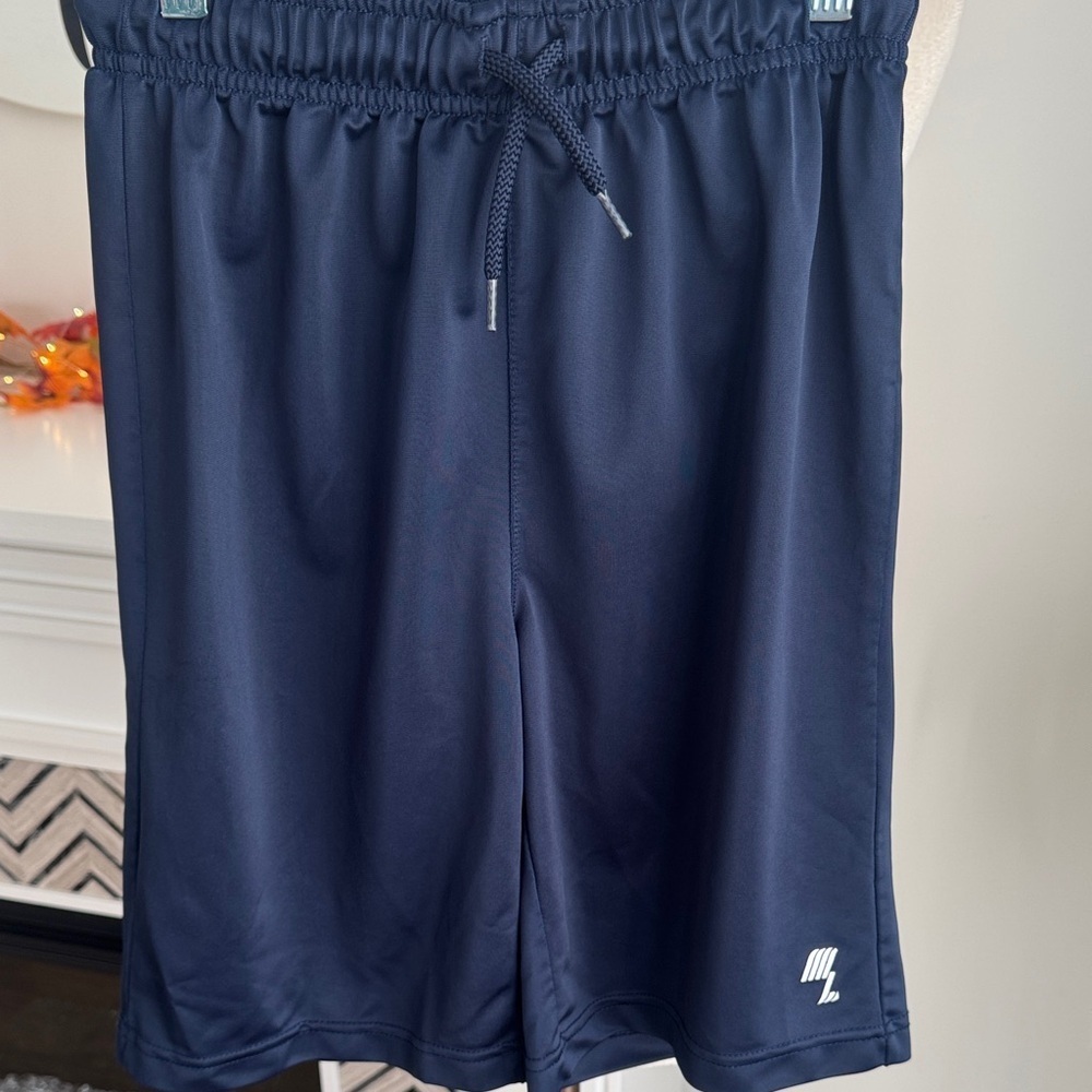 Kids Navy Blue Sports Shorts